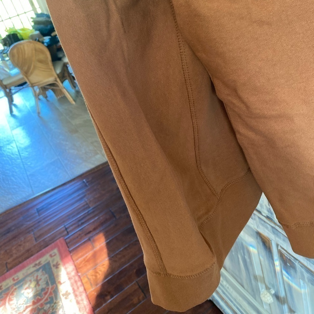 Avenue Women's Plus Size SWEATSHIRT SO COZY - Copper - Picture 9 of 11